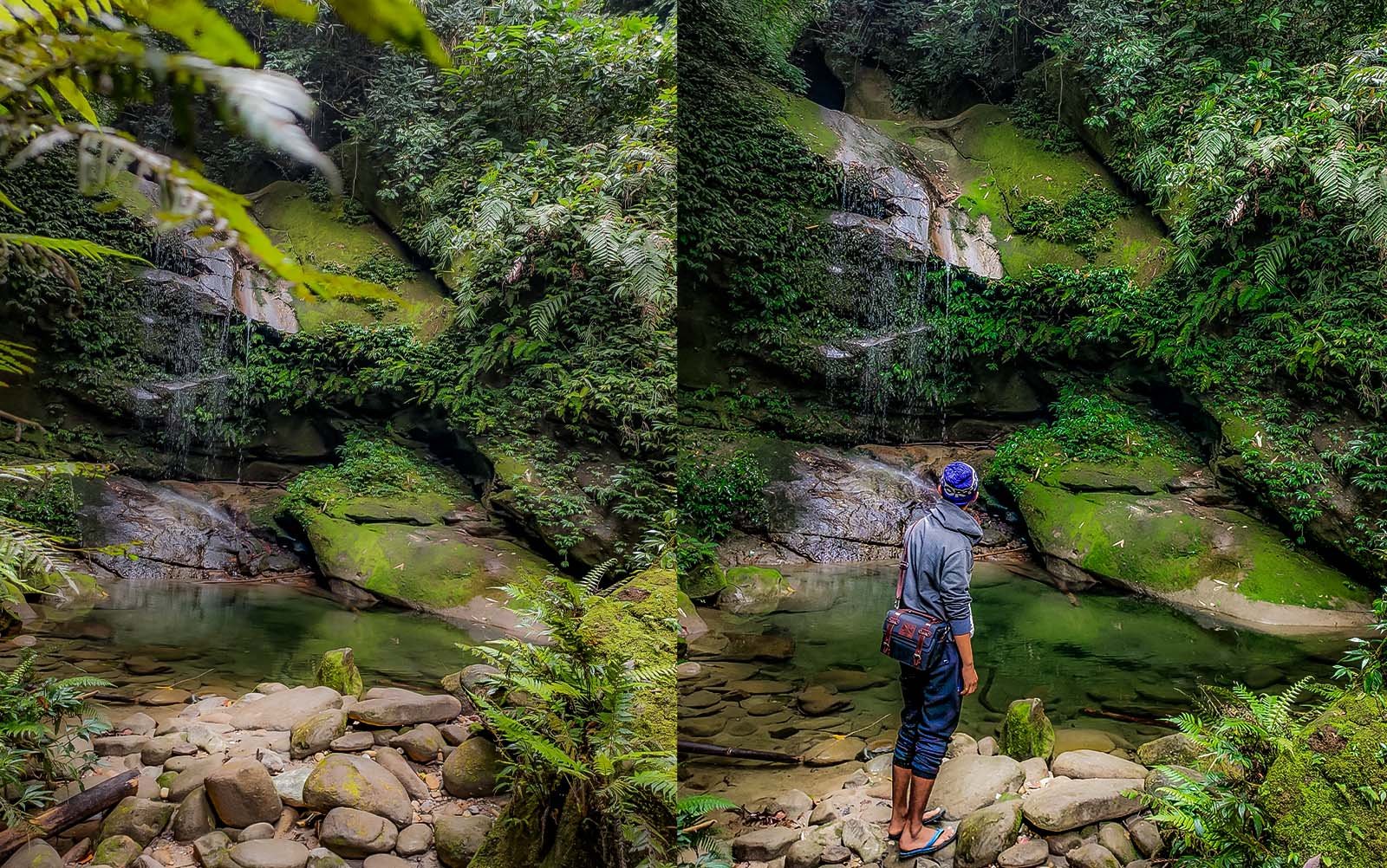 Yelbong three step waterfall